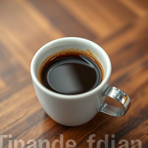 A shot of espresso in a small cup